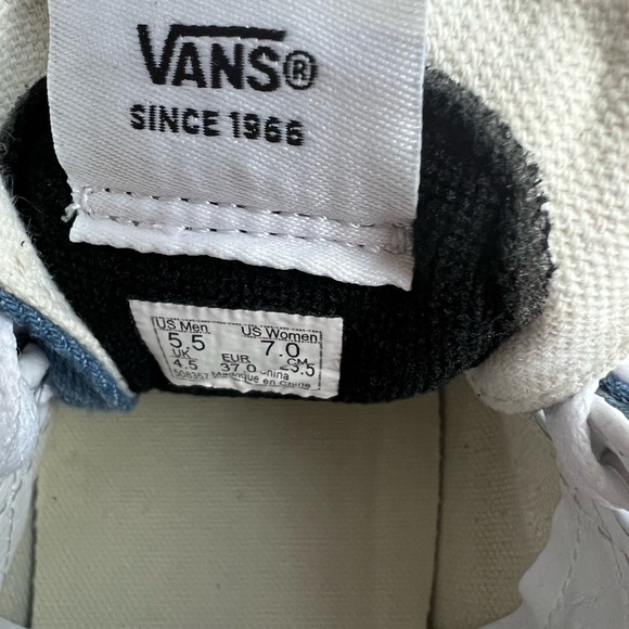 NWT Vans SK8 Mid Denim 2 Tone Sneaker - Picture 12 of 15